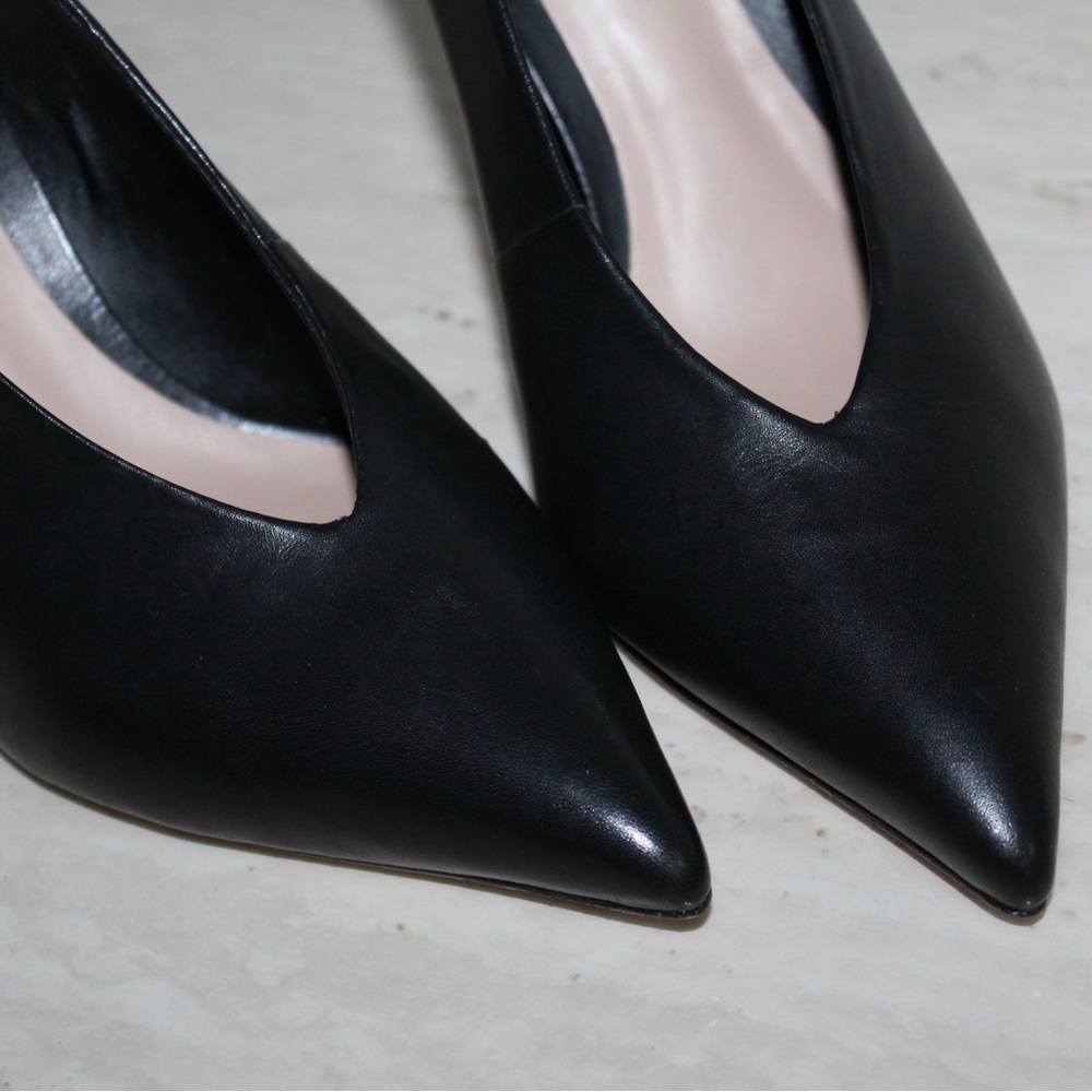 ALDO ‘Minett’ Black Point Slingback Heels - Picture 11 of 16